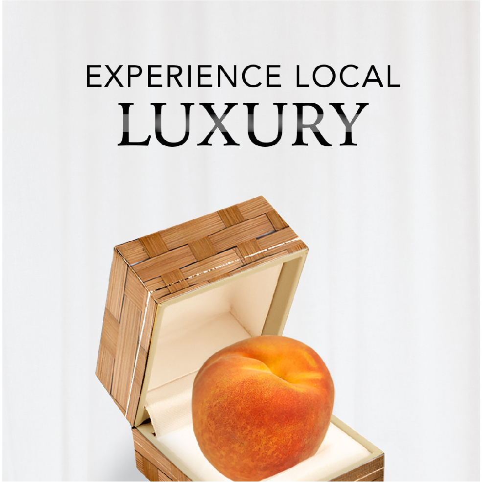 experience local luxury advertising poster